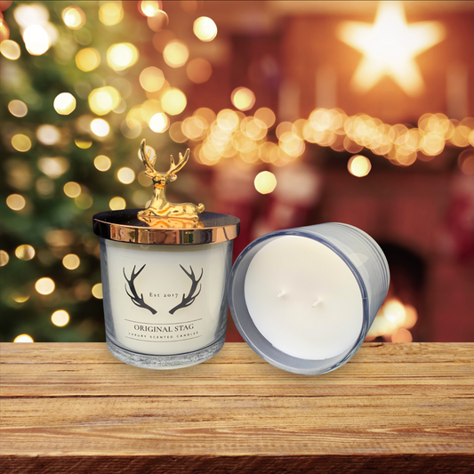 Get Your Home Holiday-Ready with Original Stag's Scented Candles: Perfect for Christmas Gifts!