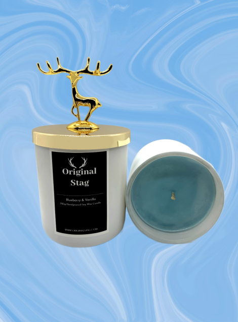 Stag Candles - Create a Relaxing Atmosphere with the Soothing Fragrance of Blueberry and Vanilla