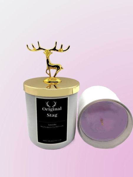 Stag Candles - Unwind and De-Stress with the Light and Airy Scent of our Lavender Breeze Candle