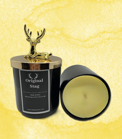 Stag Candles - Zest Up Your Home with our Zesty Lemon Scented Candle